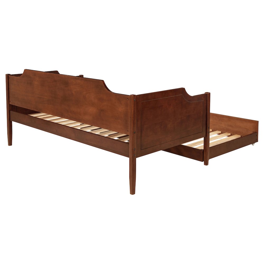 Wellston Cherry Wood Twin Daybed With Trundle