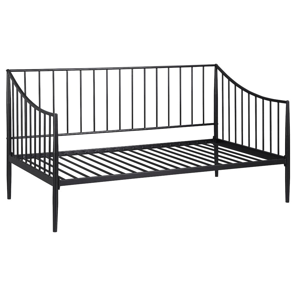 Jeremy Matte Black Metal Twin Daybed Bed Frame