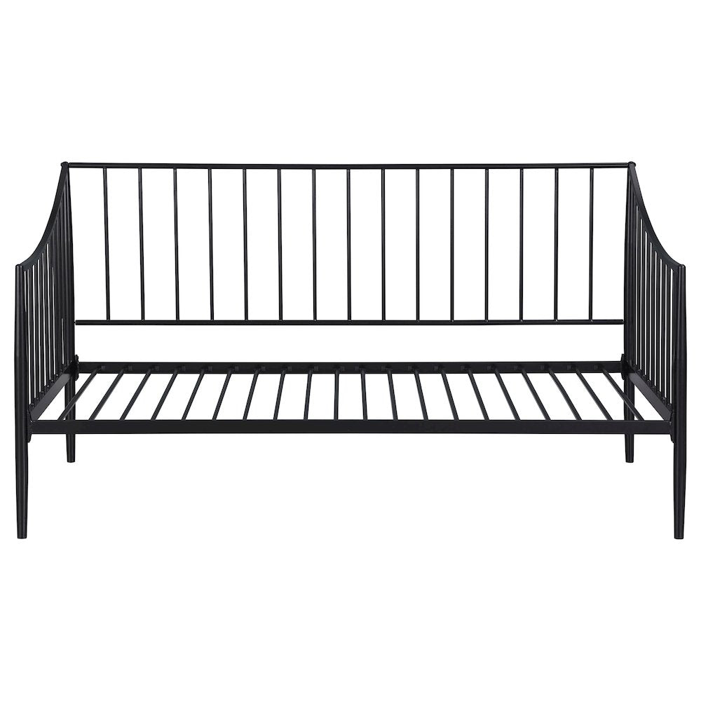 Jeremy Matte Black Metal Twin Daybed Bed Frame