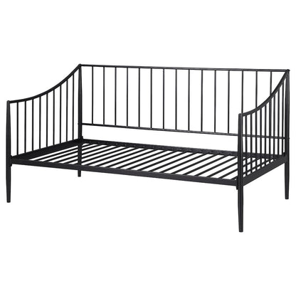 Jeremy Matte Black Metal Twin Daybed Bed Frame