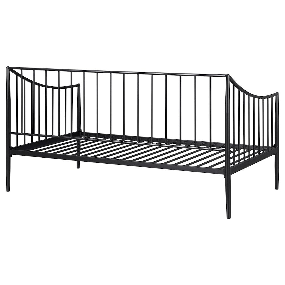 Jeremy Matte Black Metal Twin Daybed Bed Frame