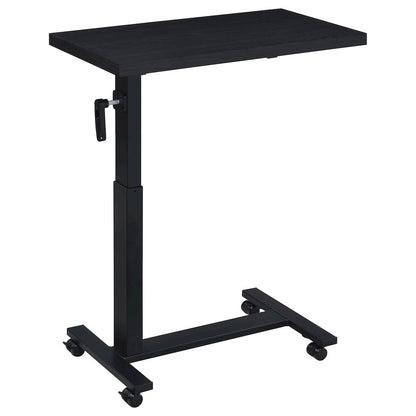 Geary Black Height Adjustable Mobile Bedroom C-Table