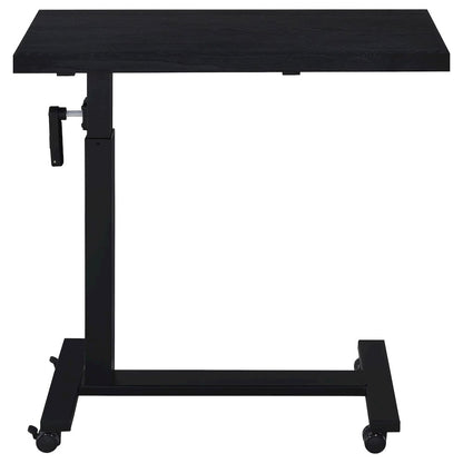 Geary Black Height Adjustable Mobile Bedroom C-Table