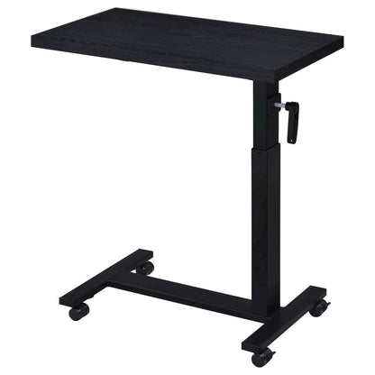 Geary Black Height Adjustable Mobile Bedroom C-Table