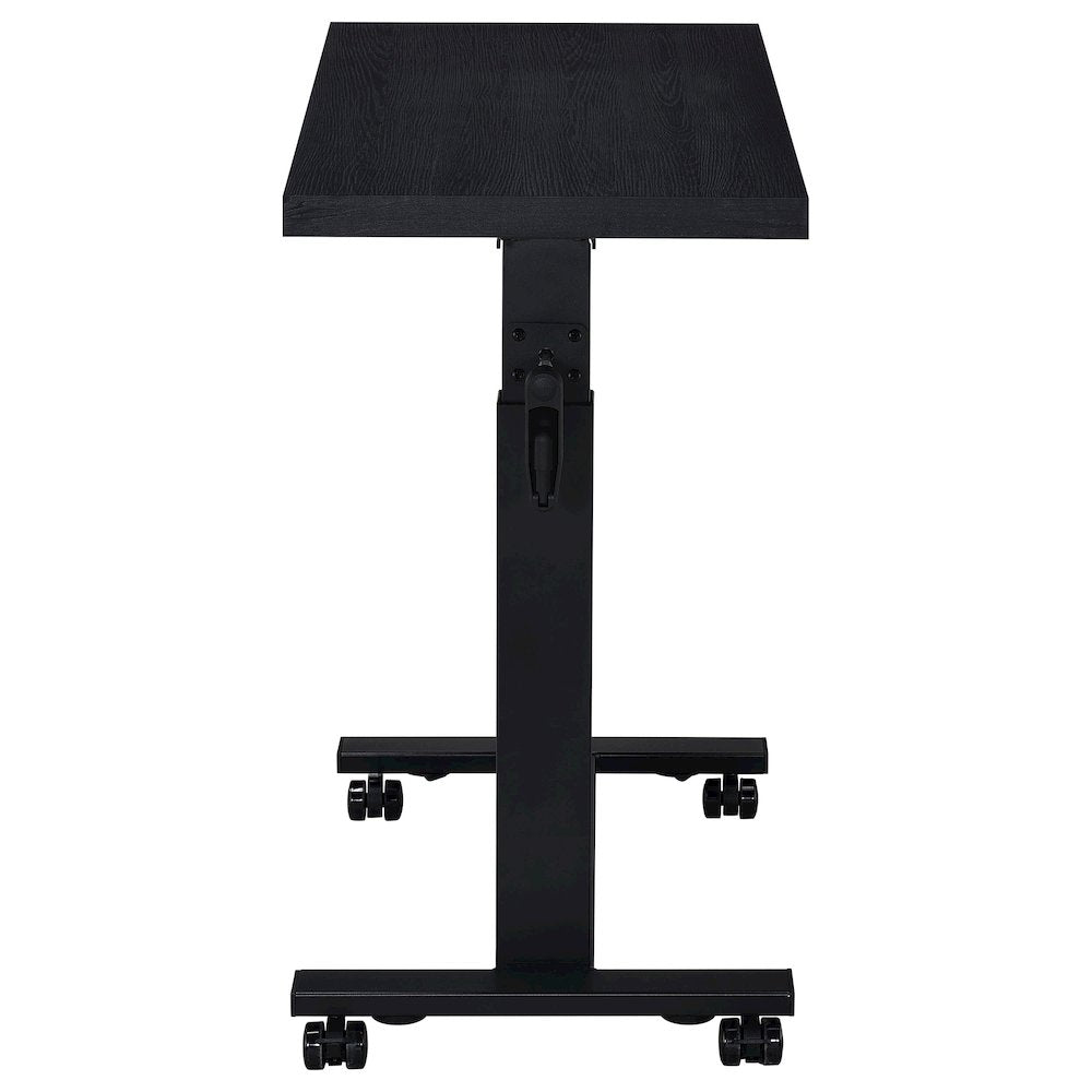 Geary Black Height Adjustable Mobile Bedroom C-Table