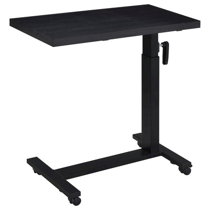 Geary Black Height Adjustable Mobile Bedroom C-Table