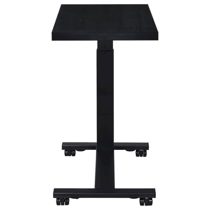 Geary Black Height Adjustable Mobile Bedroom C-Table