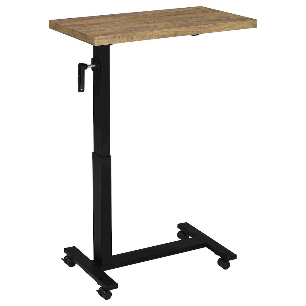 Geary Mango Height Adjustable Mobile Bedroom C-Table