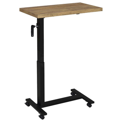 Geary Mango Height Adjustable Mobile Bedroom C-Table