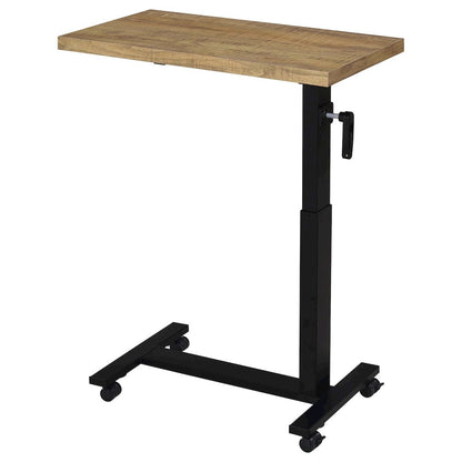 Geary Mango Height Adjustable Mobile Bedroom C-Table