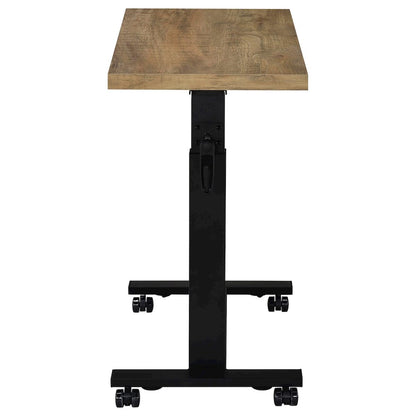 Geary Mango Height Adjustable Mobile Bedroom C-Table
