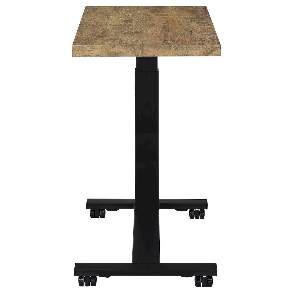 Geary Mango Height Adjustable Mobile Bedroom C-Table