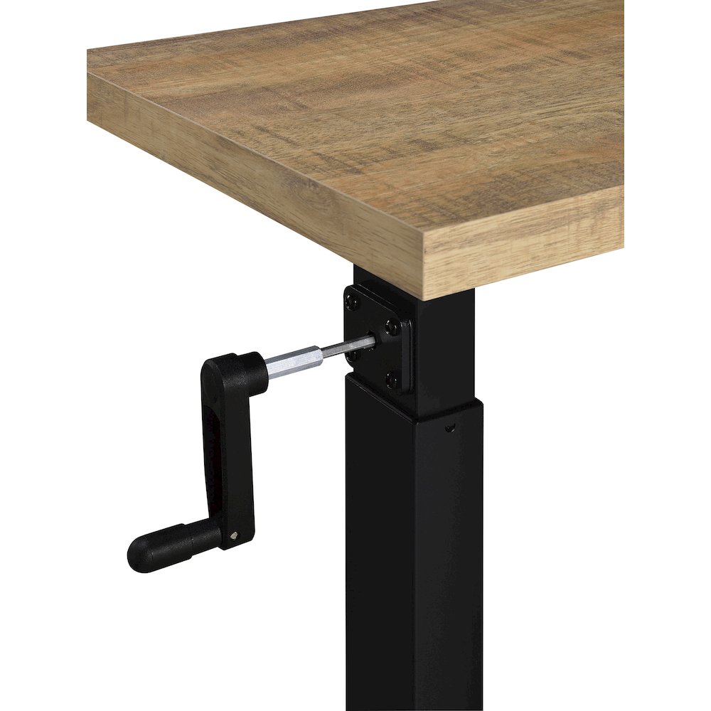 Geary Mango Height Adjustable Mobile Bedroom C-Table