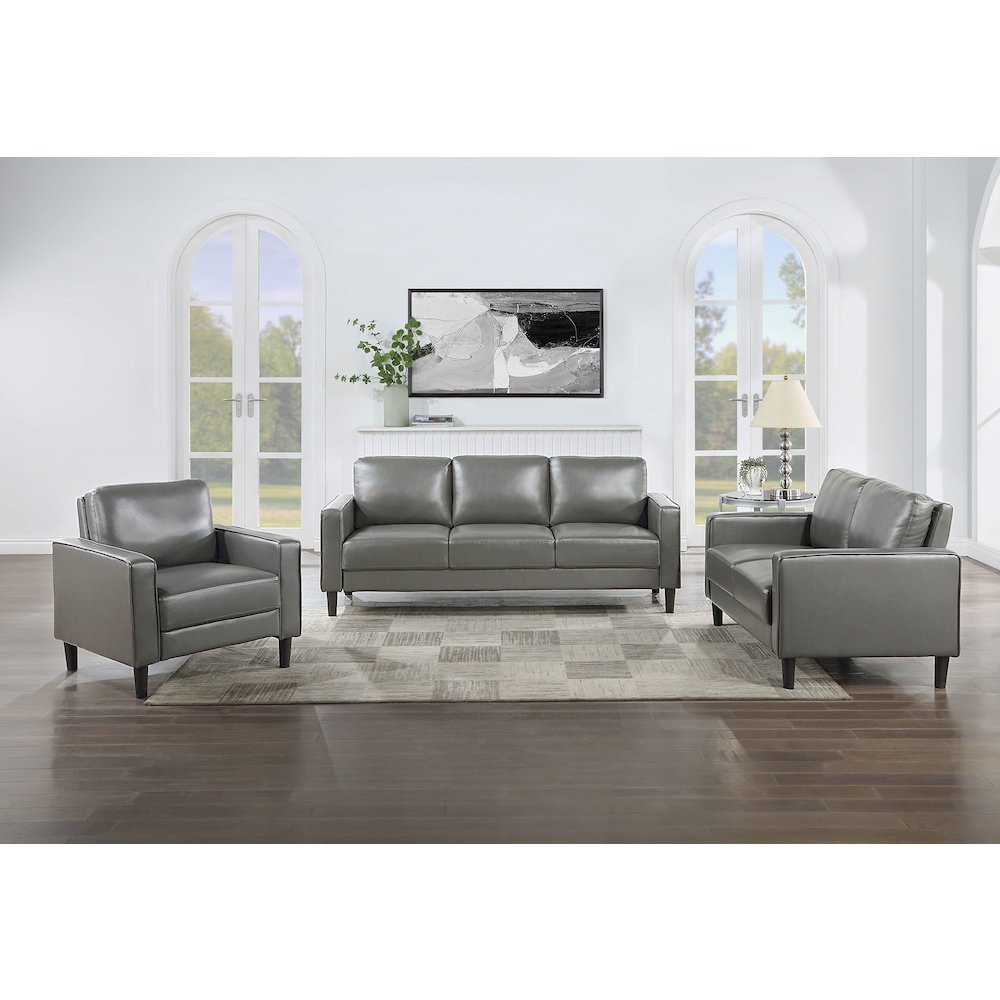 Track Arm Loveseat