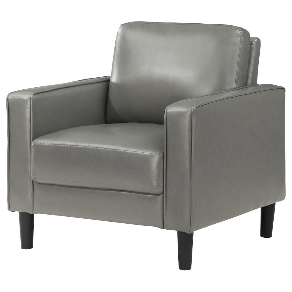 Track Arm Accent Chair