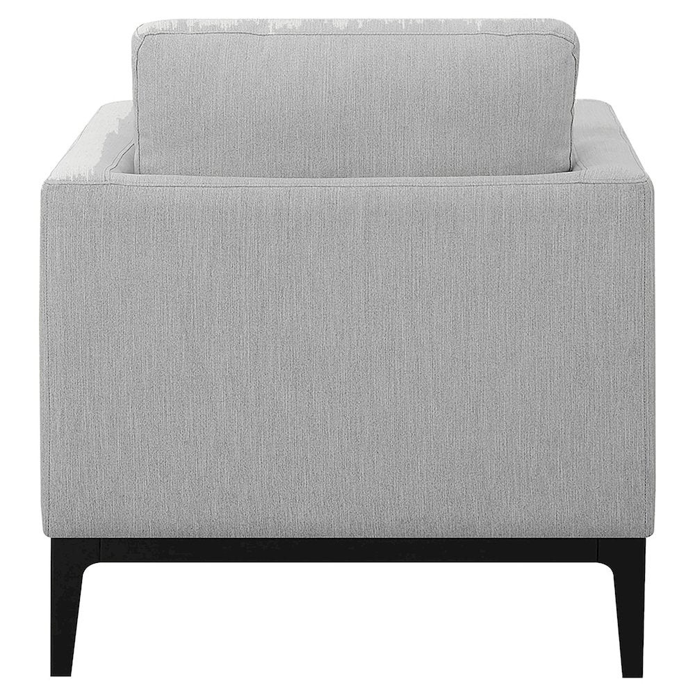 Light Grey Cushion Back Chair