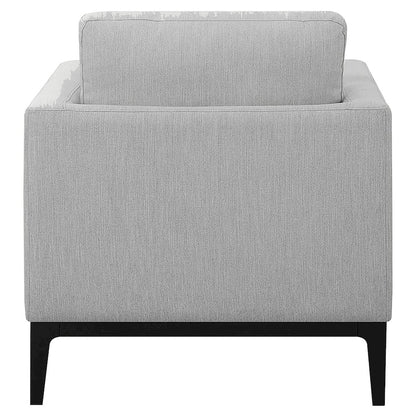 Light Grey Cushion Back Chair