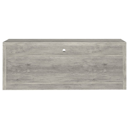 Grey Driftwood 2-drawer TV Console