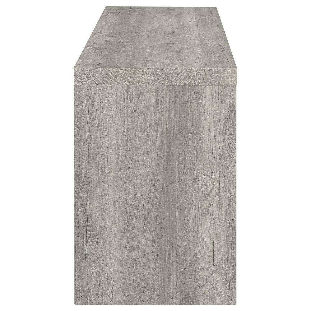 Grey Driftwood 2-drawer TV Console