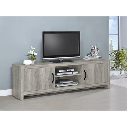 Conifer Grey Driftwood 71-inch TV Stand