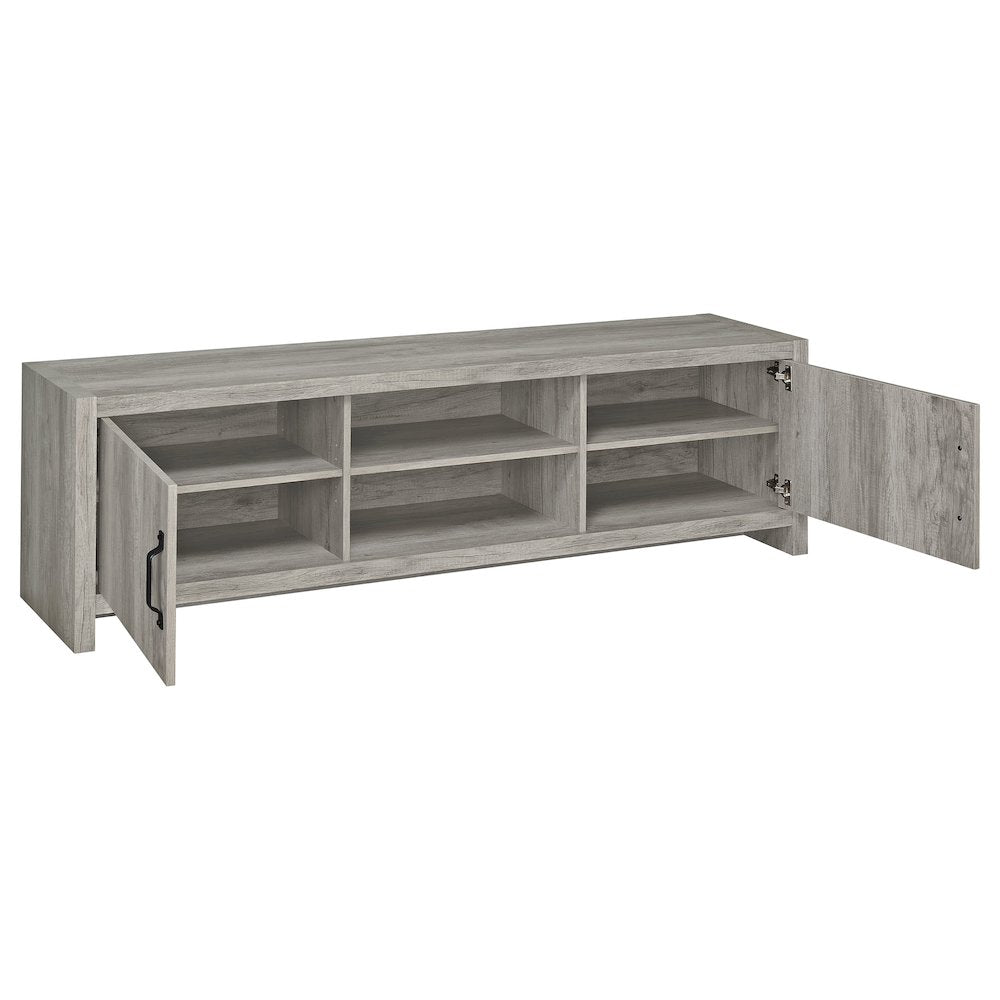Conifer Grey Driftwood 71-inch TV Stand