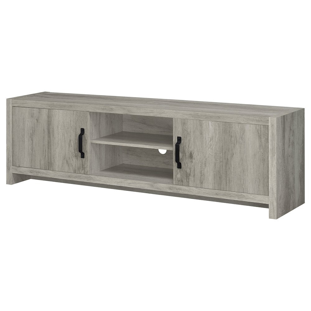 Conifer Grey Driftwood 71-inch TV Stand