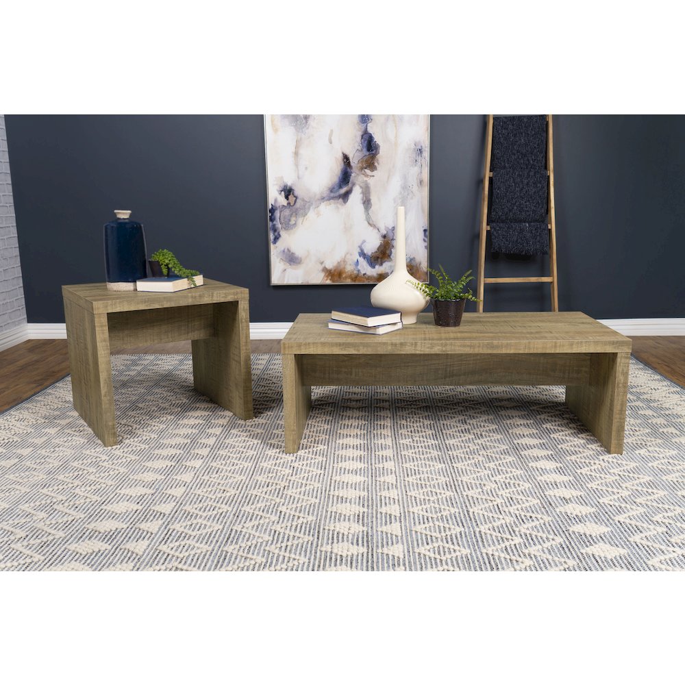 Brianna Mango 2-piece Rectangular Coffee and End Table Set