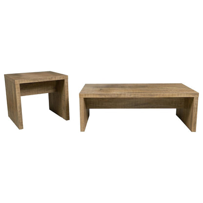 Brianna Mango 2-piece Rectangular Coffee and End Table Set