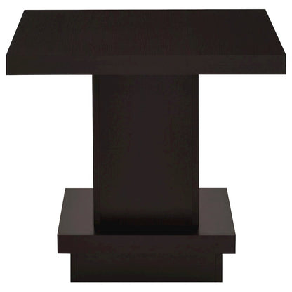 Haxton Cappuccino 2-piece Square Coffee and End Table Set