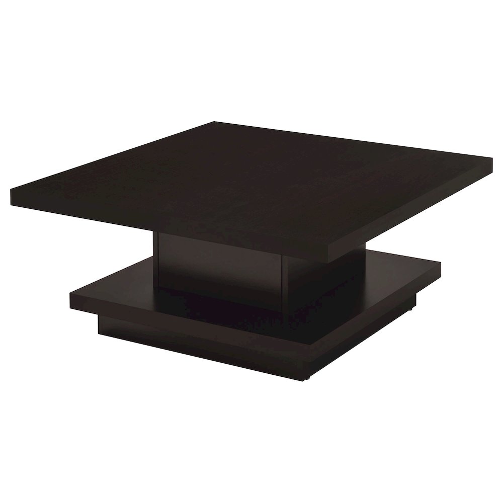 Haxton Cappuccino 2-piece Square Coffee and End Table Set