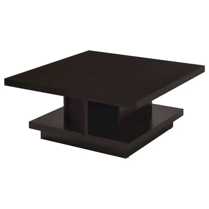 Haxton Cappuccino 2-piece Square Coffee and End Table Set