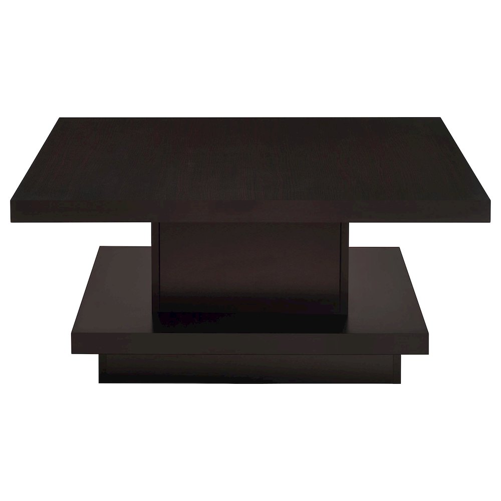 Haxton Cappuccino 2-piece Square Coffee and End Table Set