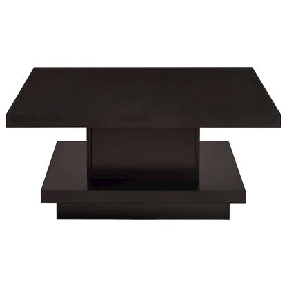 Haxton Cappuccino 2-piece Square Coffee and End Table Set