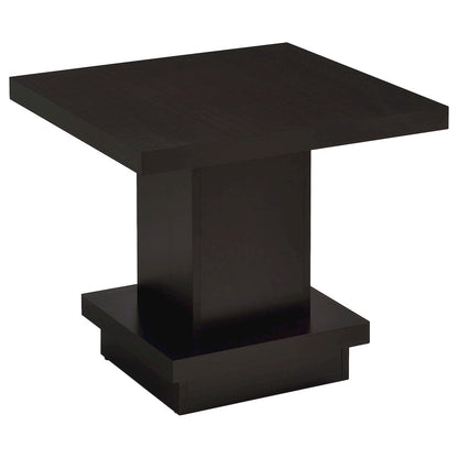 Haxton Cappuccino 3-piece Square Coffee and End Table Set
