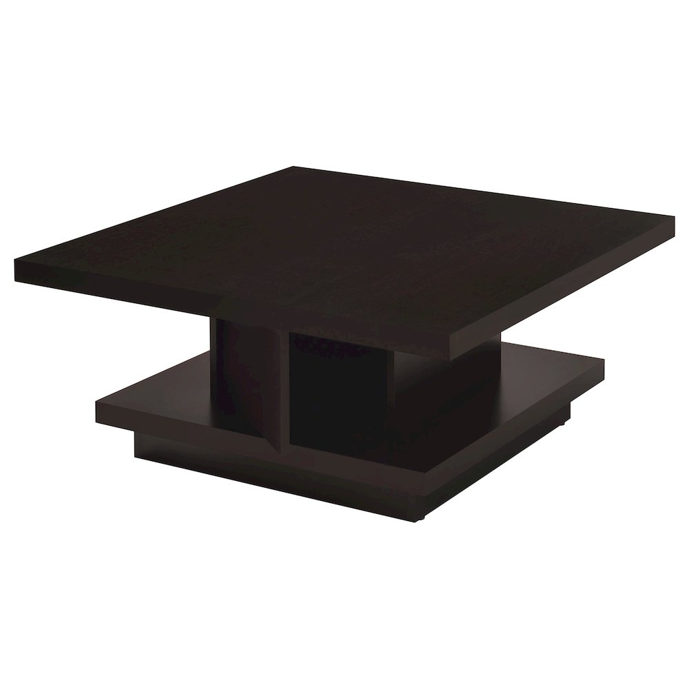 Haxton Cappuccino 3-piece Square Coffee and End Table Set