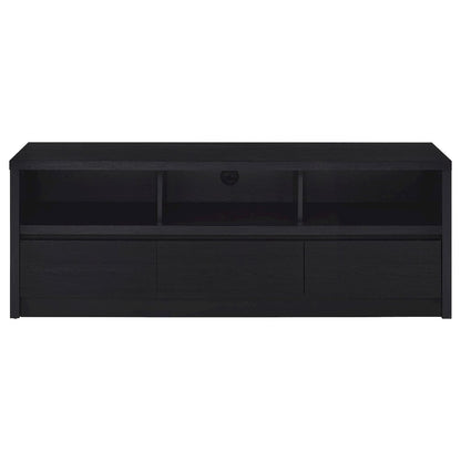 O'Brien Black 3-drawer TV Stand Media Console