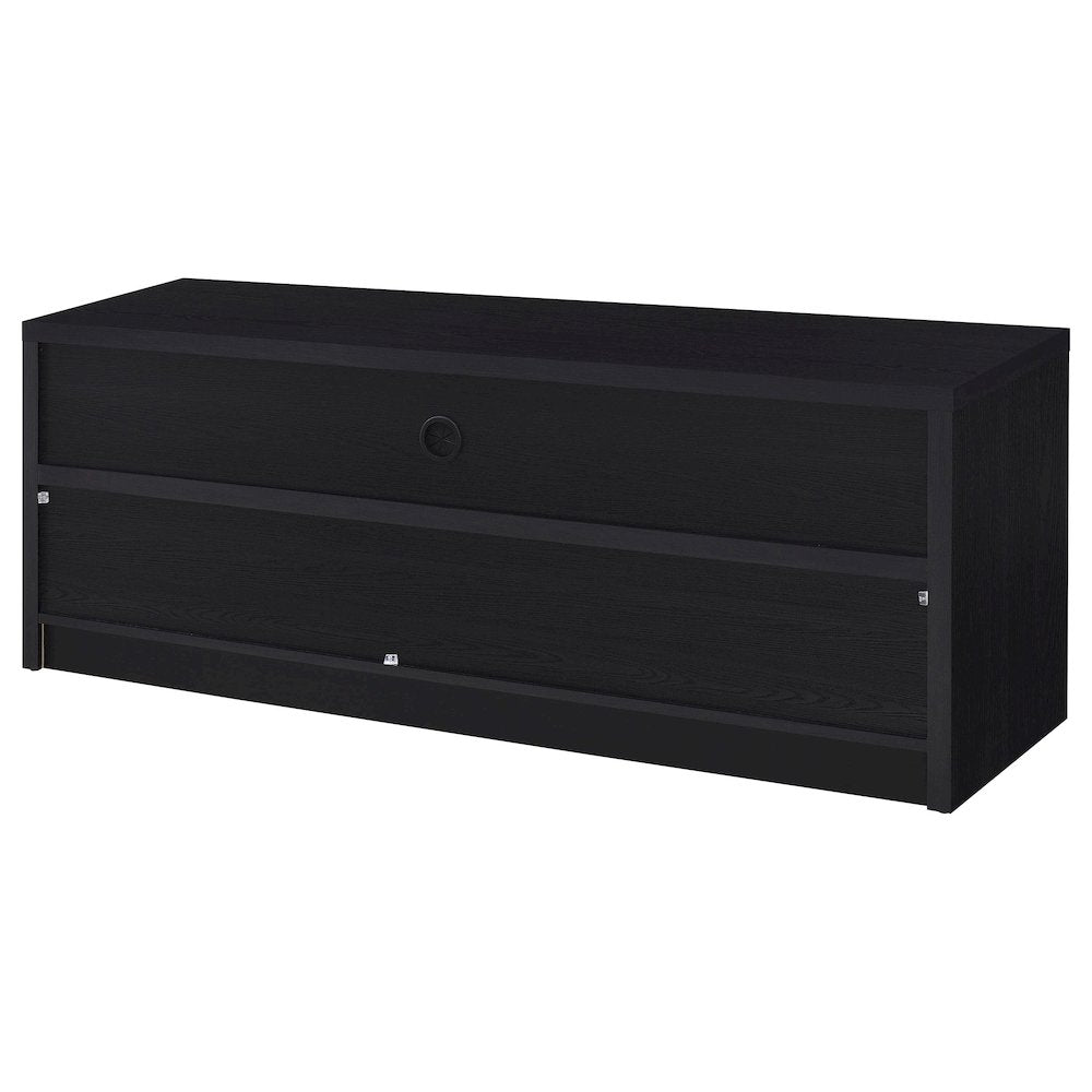O'Brien Black 3-drawer TV Stand Media Console
