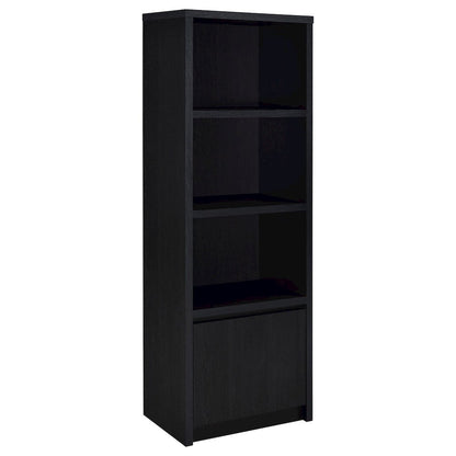 Sloat Black 3-shelf Media Tower Entertainment Pier