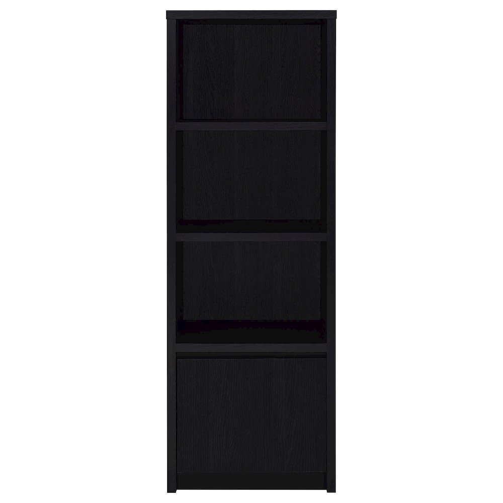 Sloat Black 3-shelf Media Tower Entertainment Pier