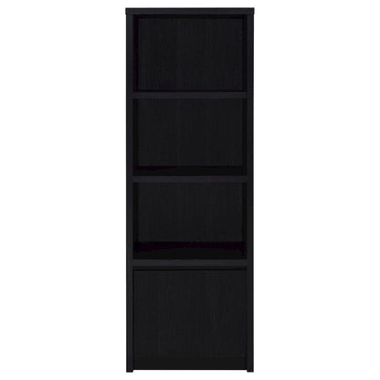 Sloat Black 3-shelf Media Tower Entertainment Pier