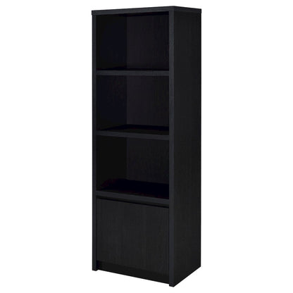 Sloat Black 3-shelf Media Tower Entertainment Pier