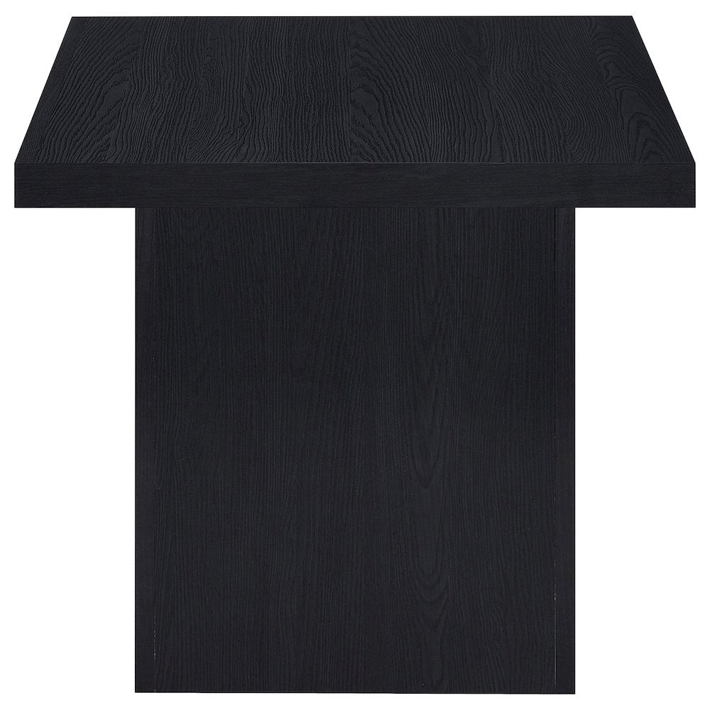 Exeter Black Square End Table