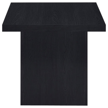 Exeter Black Square End Table