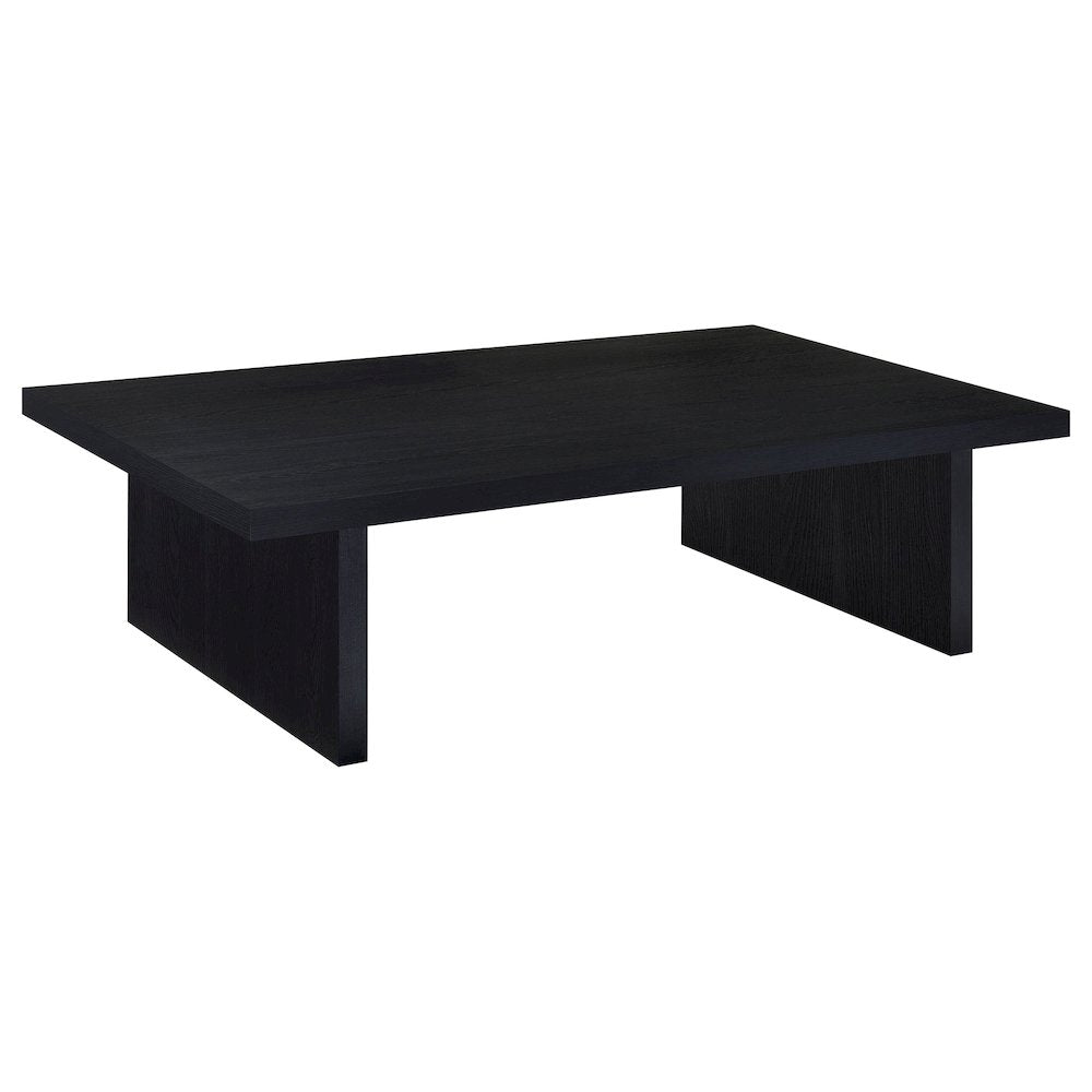 Caroline Black 2-piece Rectangular Coffee and End Table Set