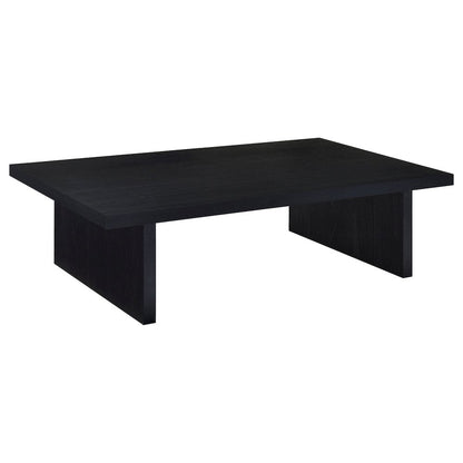 Caroline Black 2-piece Rectangular Coffee and End Table Set