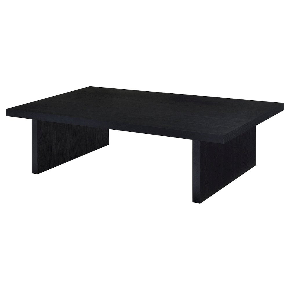 Caroline Black 2-piece Rectangular Coffee and End Table Set