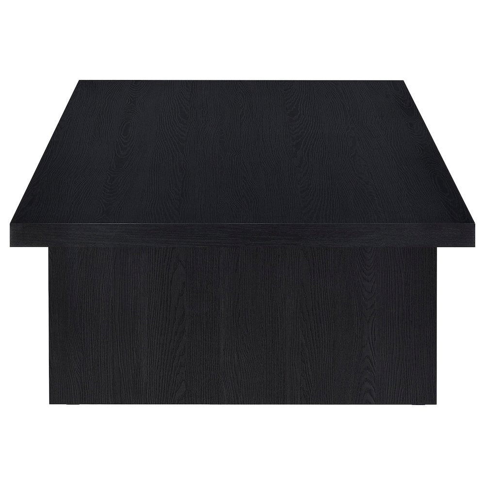 Caroline Black 2-piece Rectangular Coffee and End Table Set