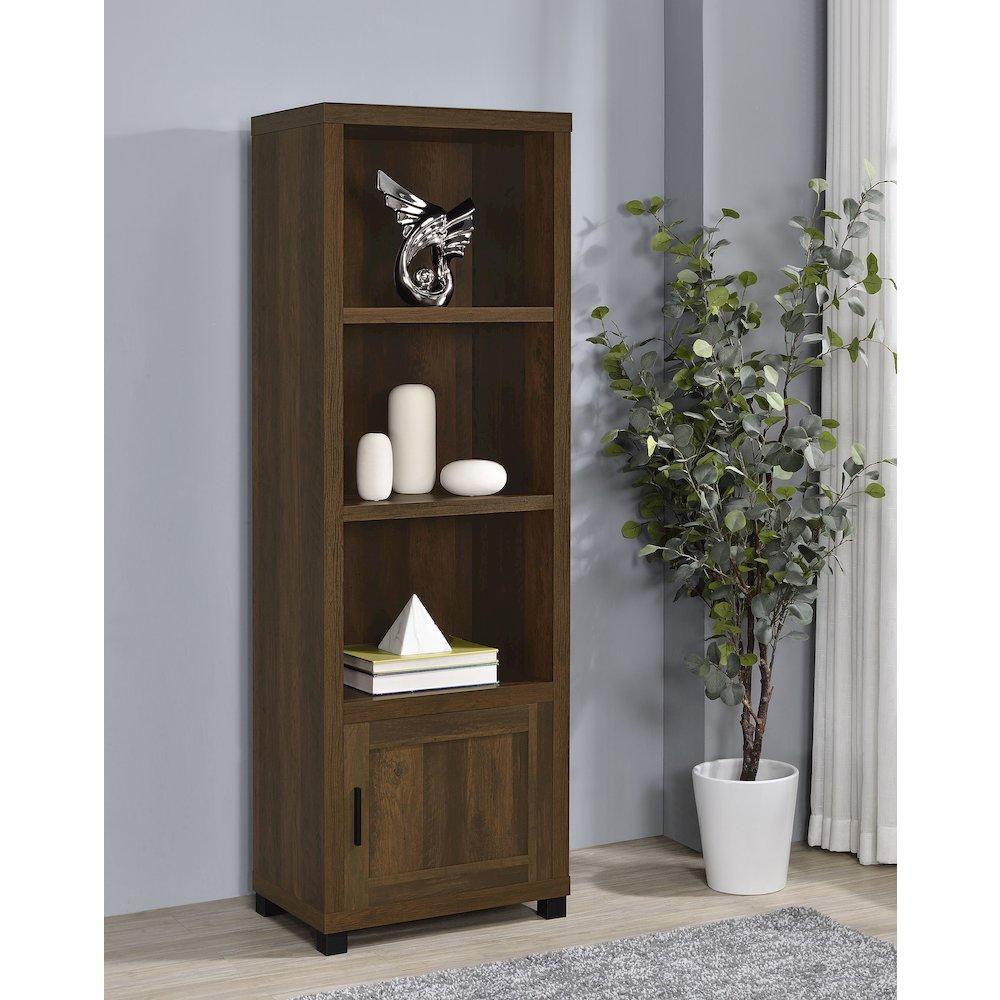 3-Shelf Bookcase With Storage Cabinet