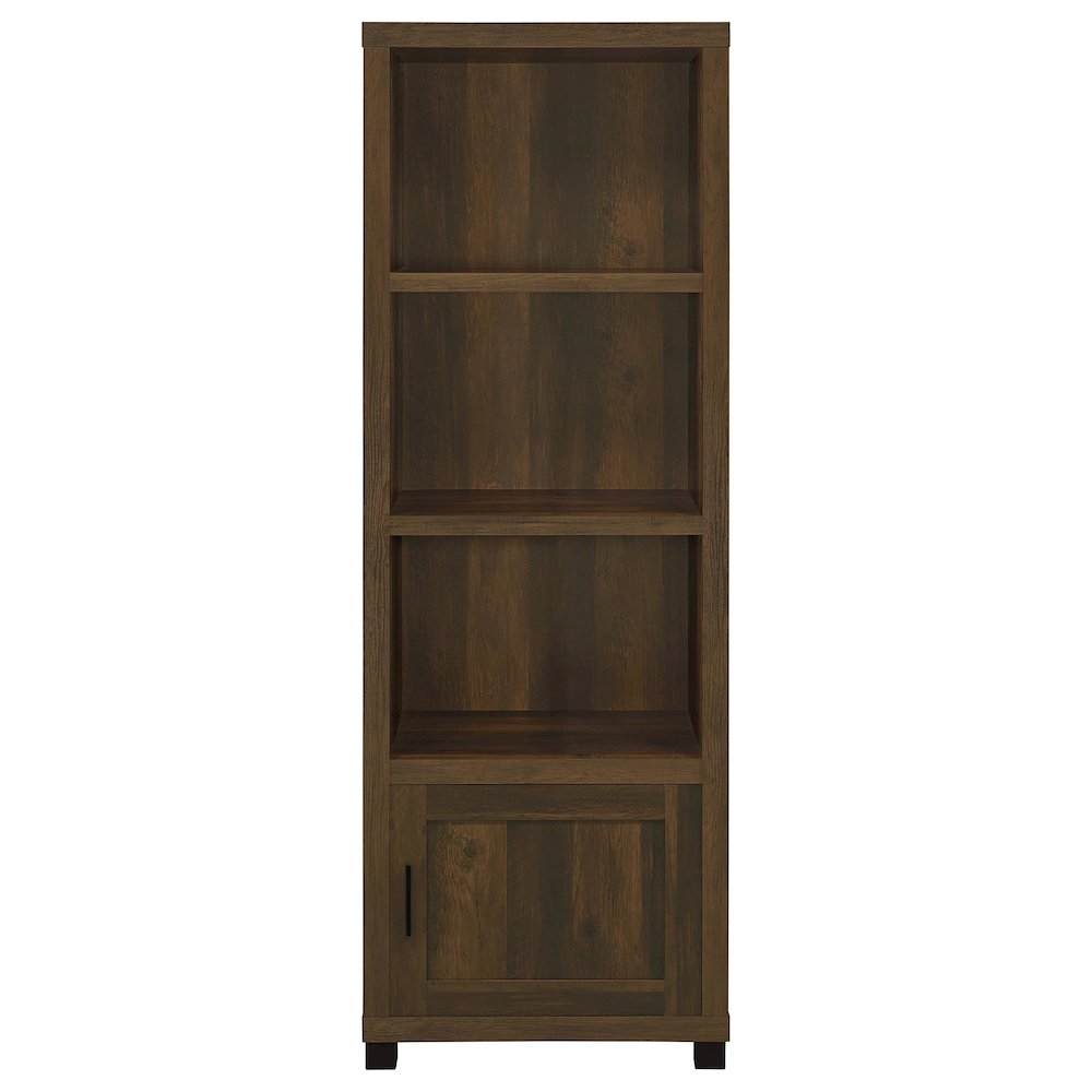 3-Shelf Bookcase With Storage Cabinet
