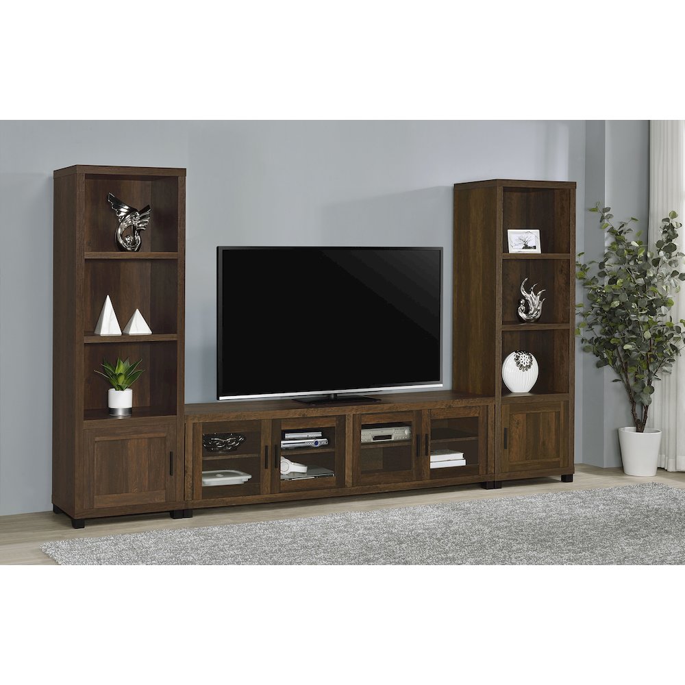 3-Shelf Bookcase With Storage Cabinet